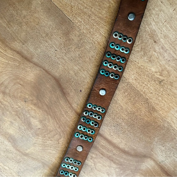 Timbuktu | Vintage Distressed Leather Coin Belt - Picture 10 of 10
